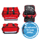 Multi Compartment Bag(Red) + Refill Kits (Sports Physio)